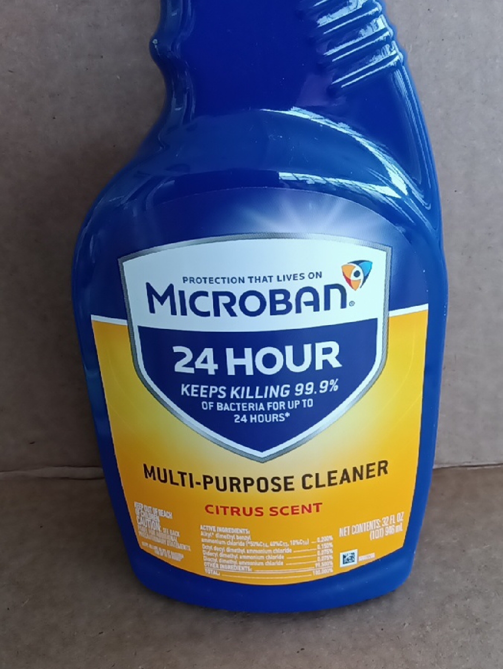 Microban 24 Hour Multi-Purpose Cleaner - Citrus Scent